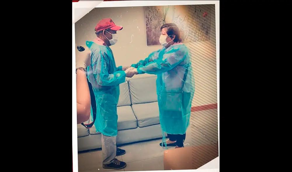 Héctor Chumpitaz se reencontró con su esposa tras dar positivo a la prueba del coronavirus. Foto: Archivo Héctor Chumpitaz se reencontró con su esposa tras dar positivo a la prueba del coronavirus. Foto: Archivo