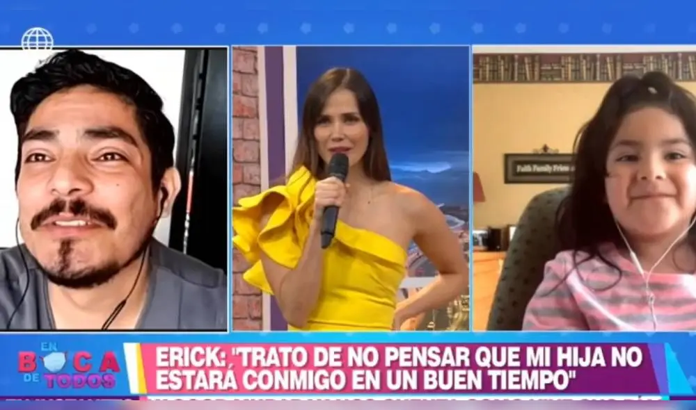 Erick Elera se quiebra al reencontrarse con su hija en En boca de todos Erick Elera se quiebra al reencontrarse con su hija en En boca de todos
