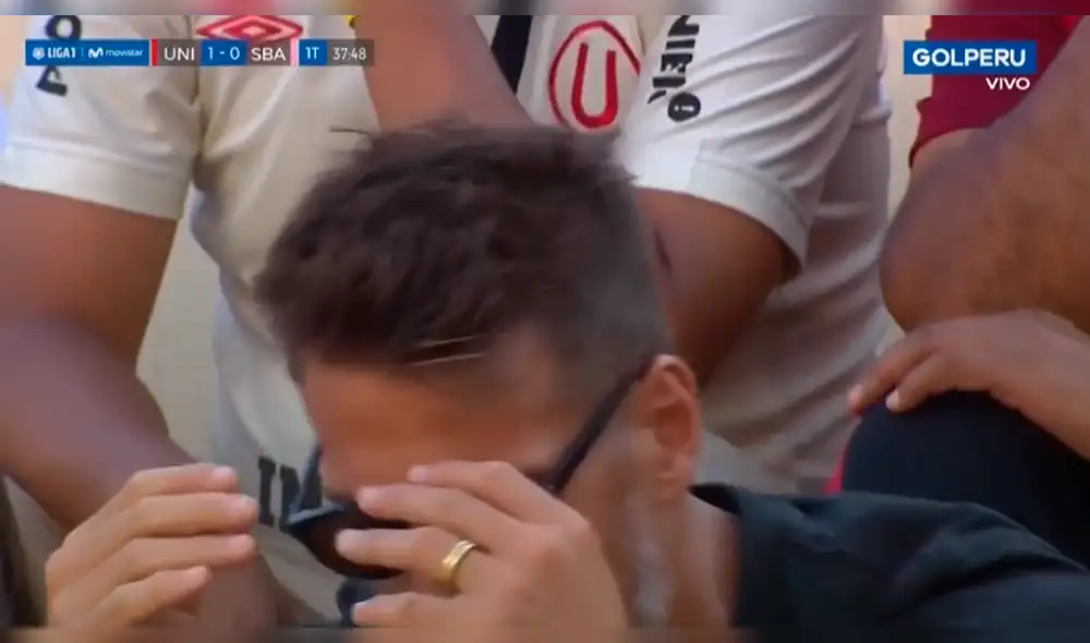 Universitario vs Boys: La airada reacción de Denis tras fuerte falta de Osorio [VIDEO]