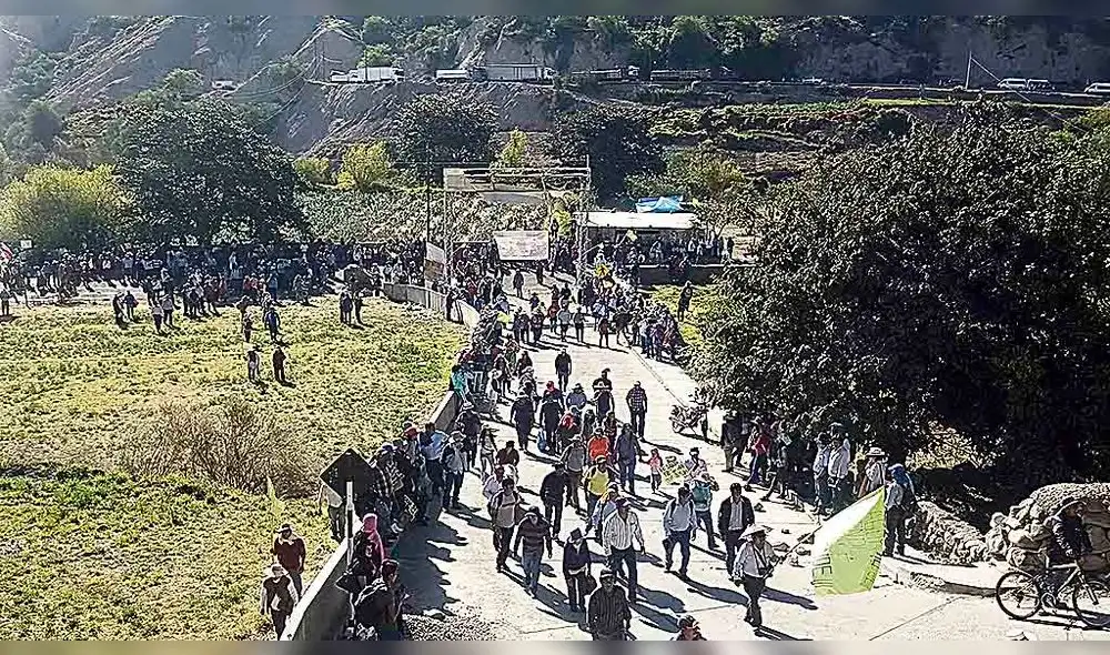 otra vez. Tumilaca nuevamente anuncia medidas de fuerza.