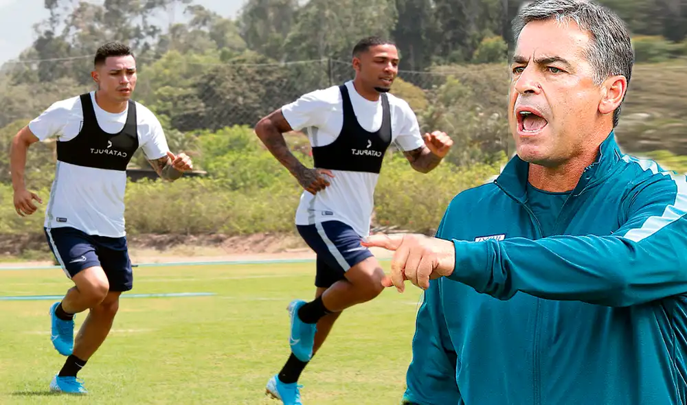 Bengoechea conversó seriamente con el plantel de Alianza Lima. Bengoechea conversó seriamente con el plantel de Alianza Lima.