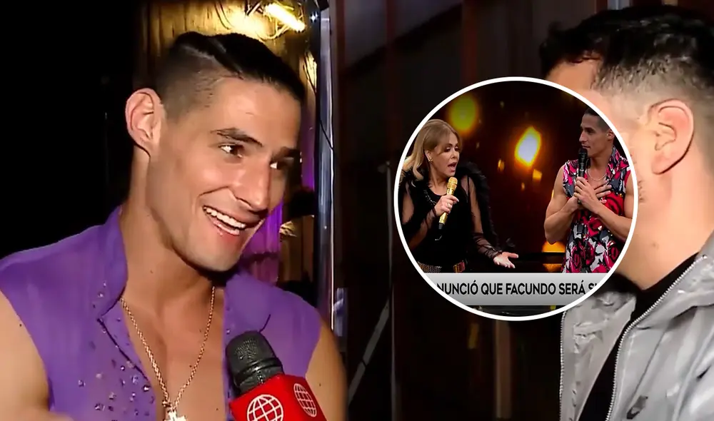 Facundo González está emocionado por la propuesta de Gisela, sin embargo, toma la noticia con humildad. Foto: captura/ América TV. Facundo González está emocionado por la propuesta de Gisela, sin embargo, toma la noticia con humildad. Foto: captura/ América TV.