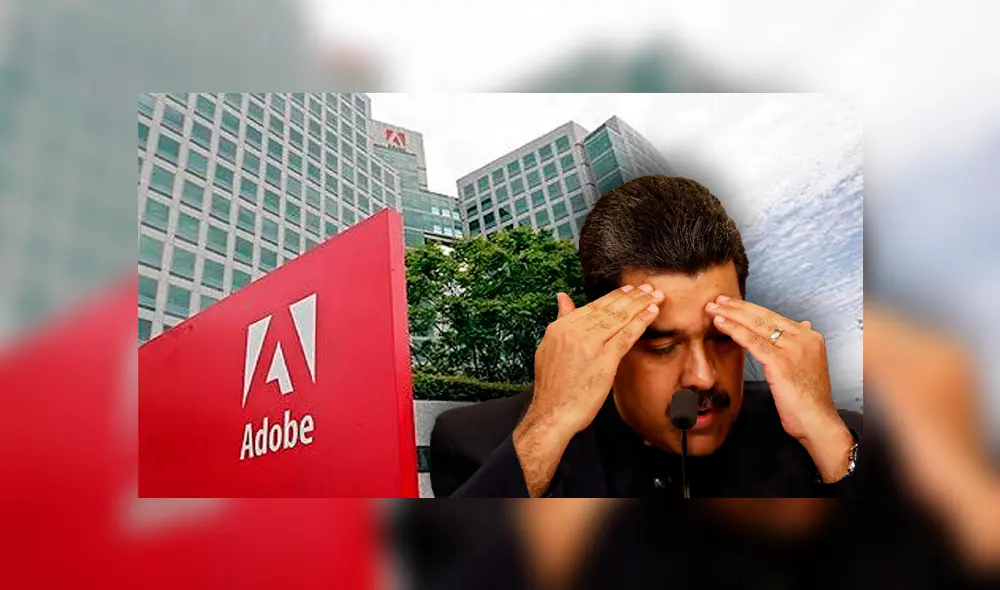 Adobe no operará más en Venezuela. Adobe no operará más en Venezuela.