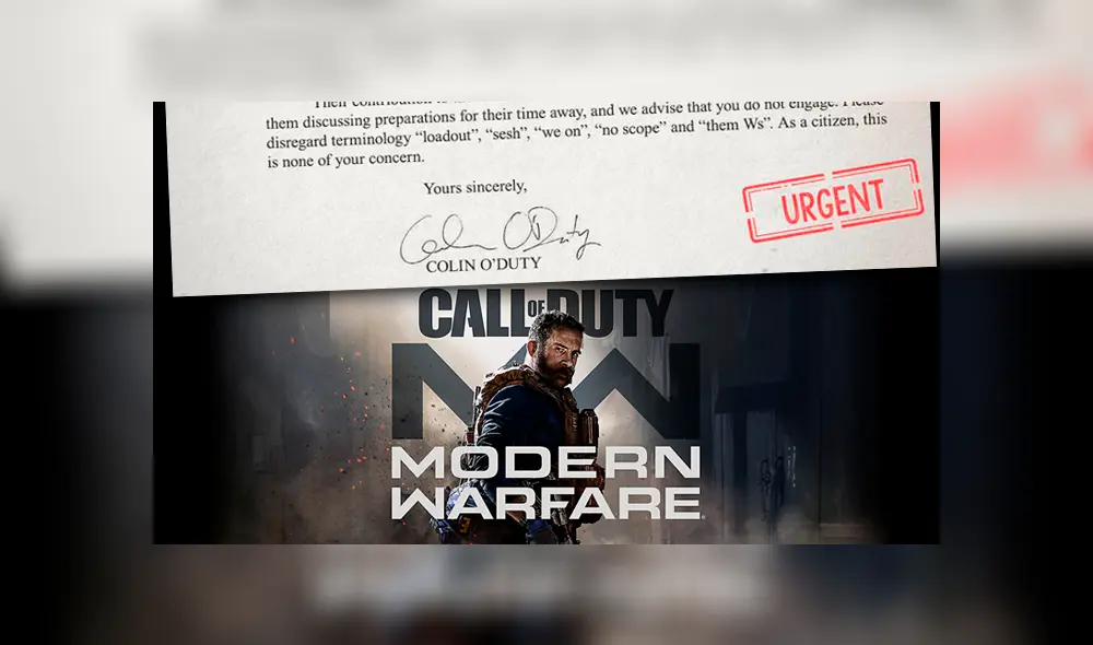 ¿Quieres faltar a donde tengas que ir para quedarte en casa jugando Call of Duty Modern Warfare? Activision tiene la solución.
