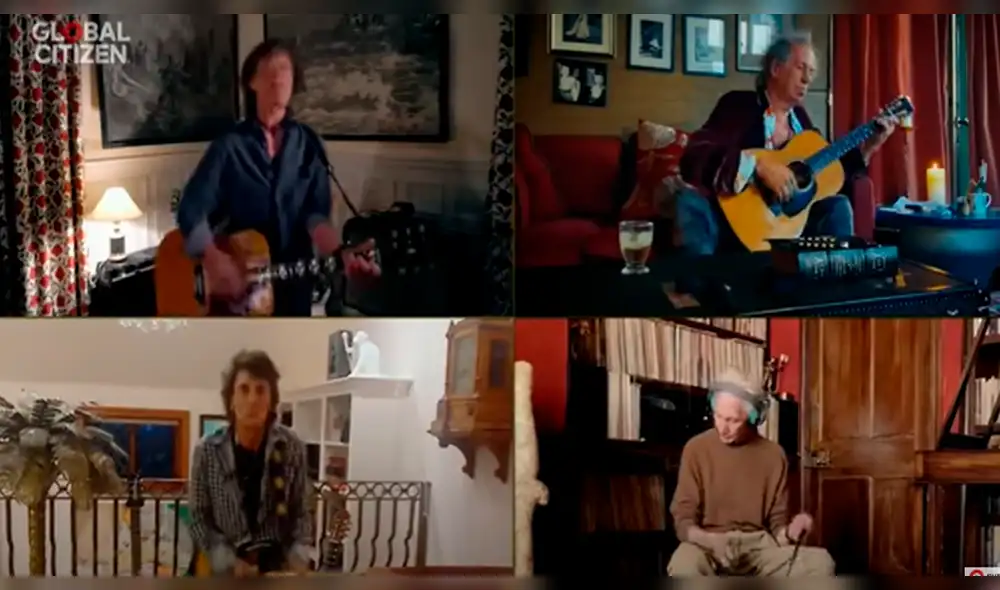 Rolling Stones sorprenden en One World Together At Home con batería “invisible”