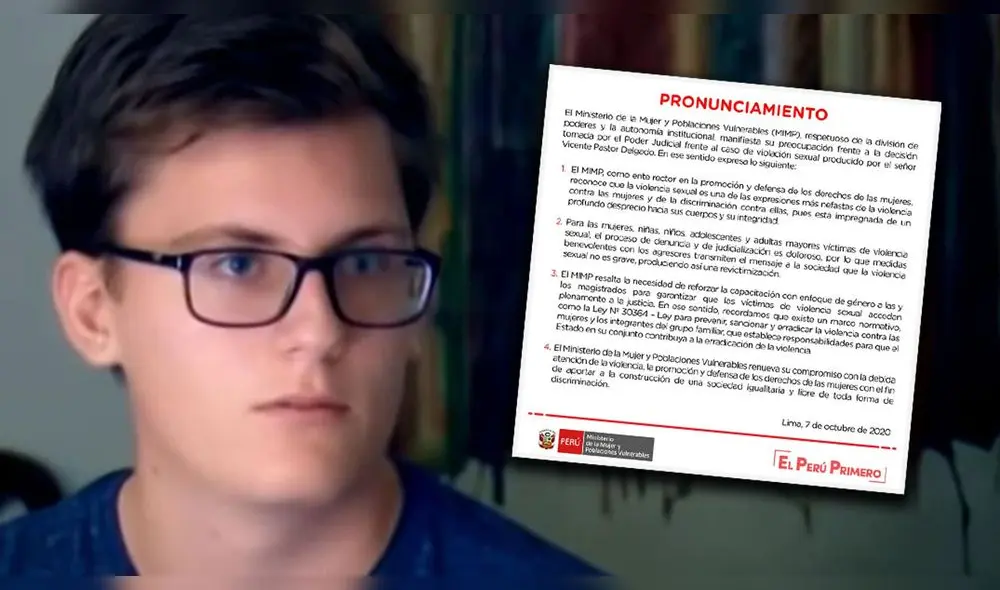 MIMP considera que denunciar y atravesar un proceso judicial por violencia sexual es muy doloroso | Créditos: Captura / MIMP