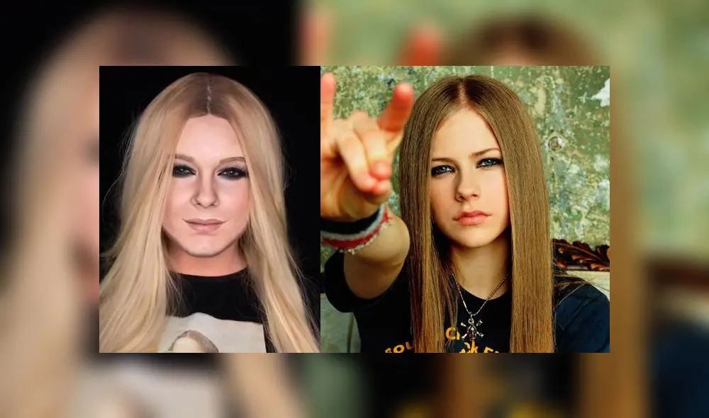 Desliza las imágenes para ver la increíble transformación que tuvo una joven para verse igual que Avril Lavigne. Foto: Leticia Gomes/TikTok