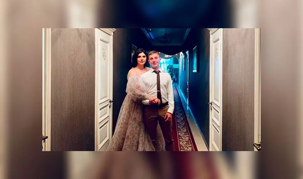 Marina y Vladimir publicaron sus fotografías del matrimonio a través de las redes sociales. Foto: captura de pantalla.