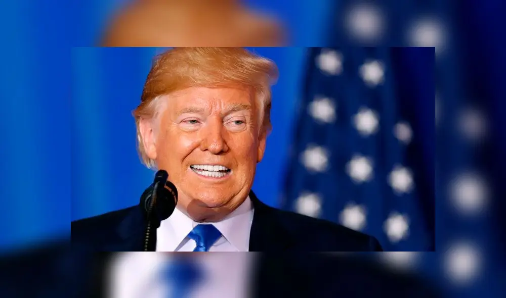 Donald Trump, presidente de los Estados Unidos. Foto: EFE.