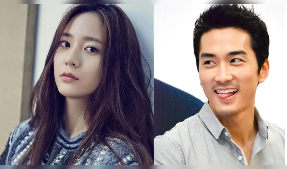 Desliza para ver más fotos de Krystal y Song Seung Hon. Desliza para ver más fotos de Krystal y Song Seung Hon.