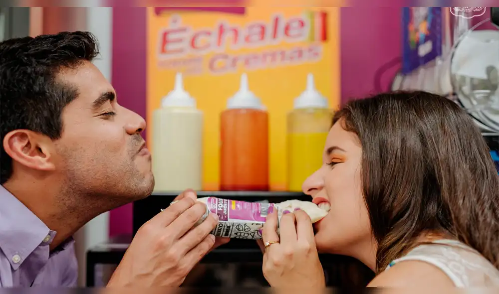 Facebook: Se conocieron en un Tambo y decidieron hacer ahí su sesión de fotos para su boda