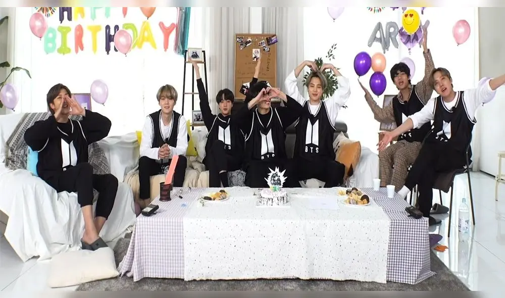 Desliza para ver más fotos de BTS en el FESTA 2020. Créditos: Bangtan TV