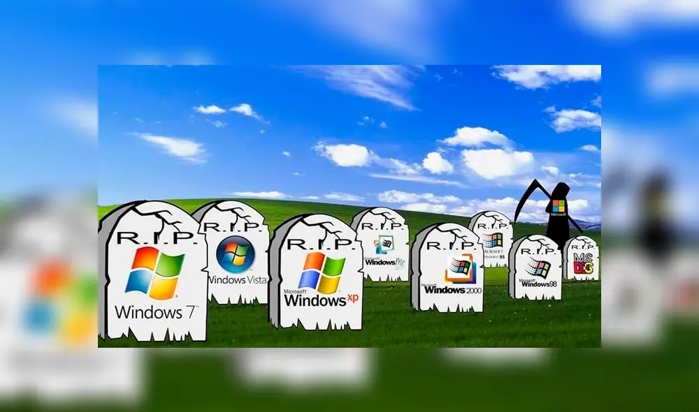 Windows 7 llegó a su fin y los usuarios le crearon divertidos memes.