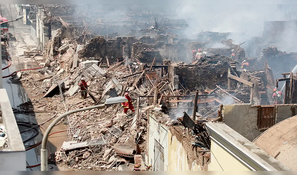Mesa Redonda: 33 casas quedaron en escombros