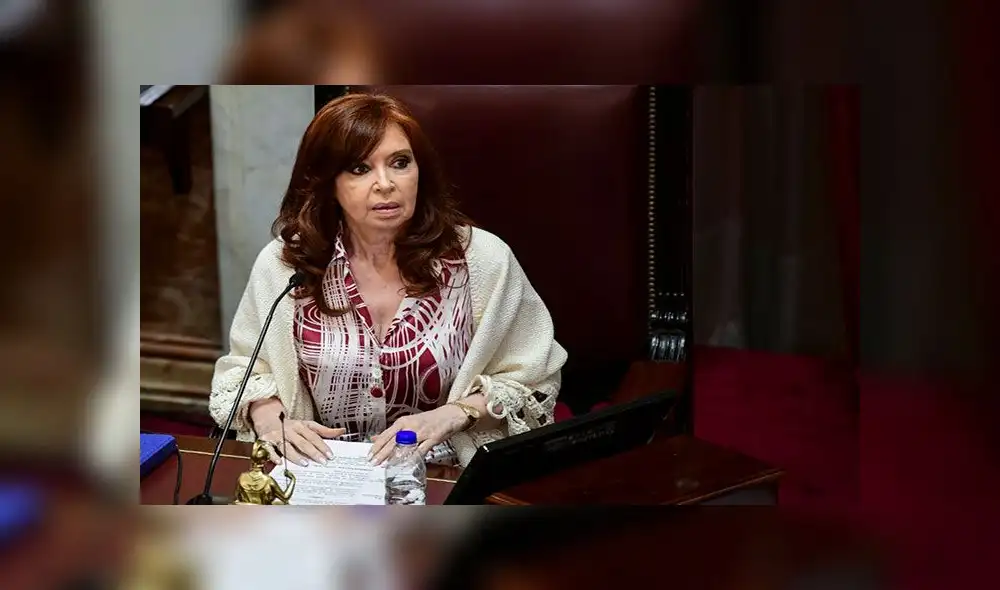 Cristina Fernández, expresidenta de Argentina. Foto: AFP.