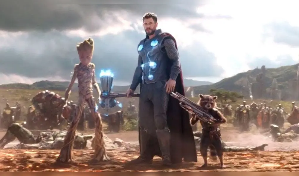 Thor consiguió el Stormbreaker en Infinity War. Foto: Marvel