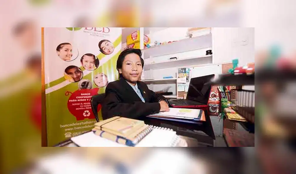 La historia de un niño que dirige su propio banco en Arequipa [VIDEO]