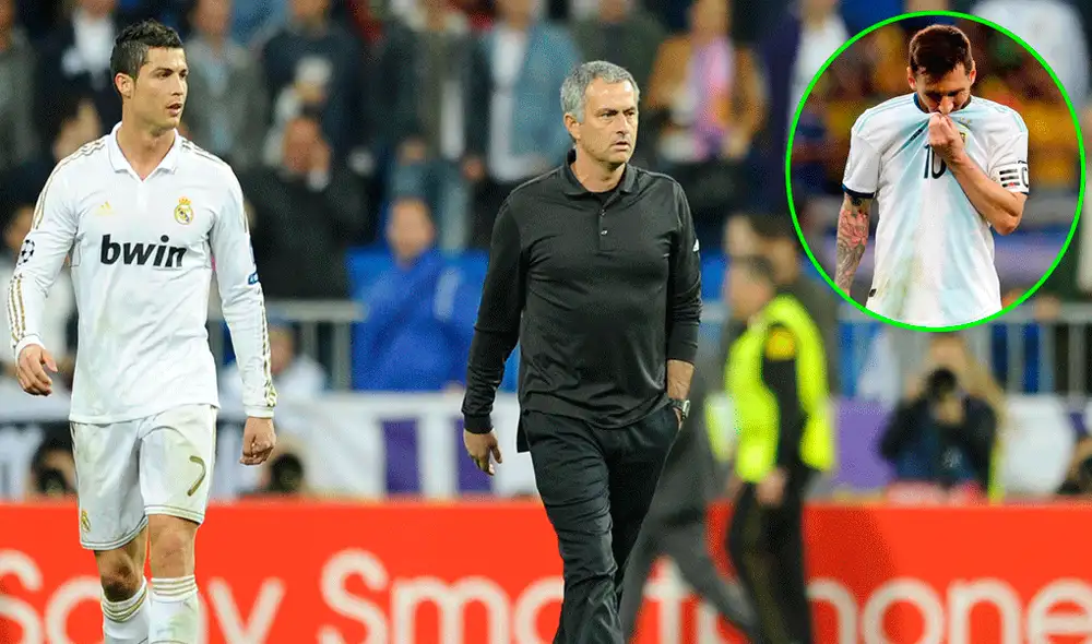 José Mourinho afirmó que Cristiano Ronaldo, de ser invitado por Conmebol, ganaría una Copa América antes que Messi. | Foto: AFP / EFE