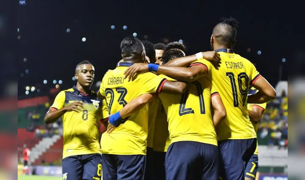Ecuador goléo 3-0 a Trinidad y Tobago por amistoso internacional Fecha FIFA 2019. Foto: API.