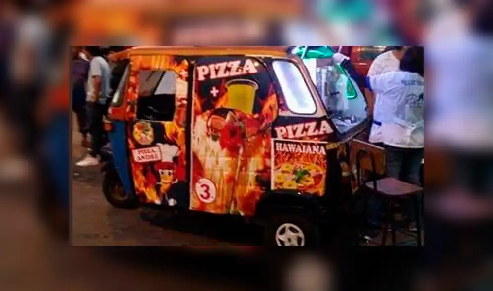 Facebook viral: peruano convierte su mototaxi en un ‘horno’ para pizza y sorprende a miles [FOTOS]