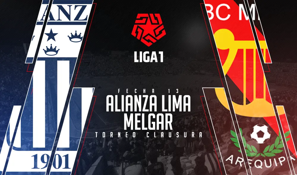 Alianza Lima y Melgar se enfrentan por la Liga 1.