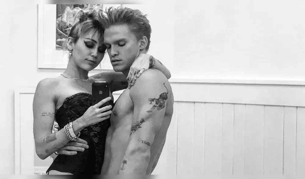 Miley Cyrus se luce cariñosa con Cody Simpson en playa de Malibú. Foto: Instagram