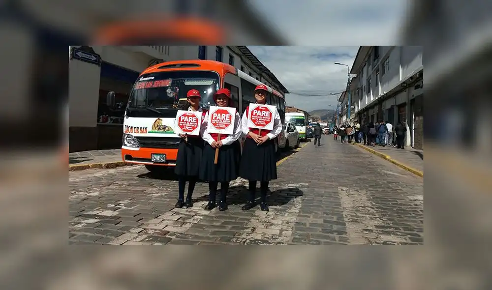 Niños de Cusco piden a conductores que “apaguen su motor” [VIDEO]