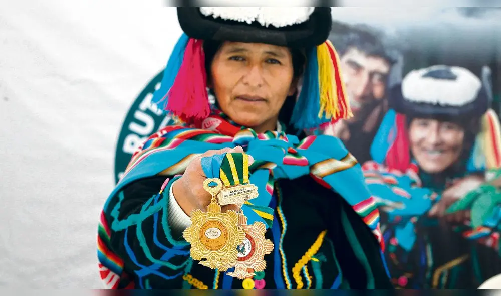 MUJER CAFETALERA.  Vicentina Phocco Palero ganó el premio al mejor café en una feria norteamericana.