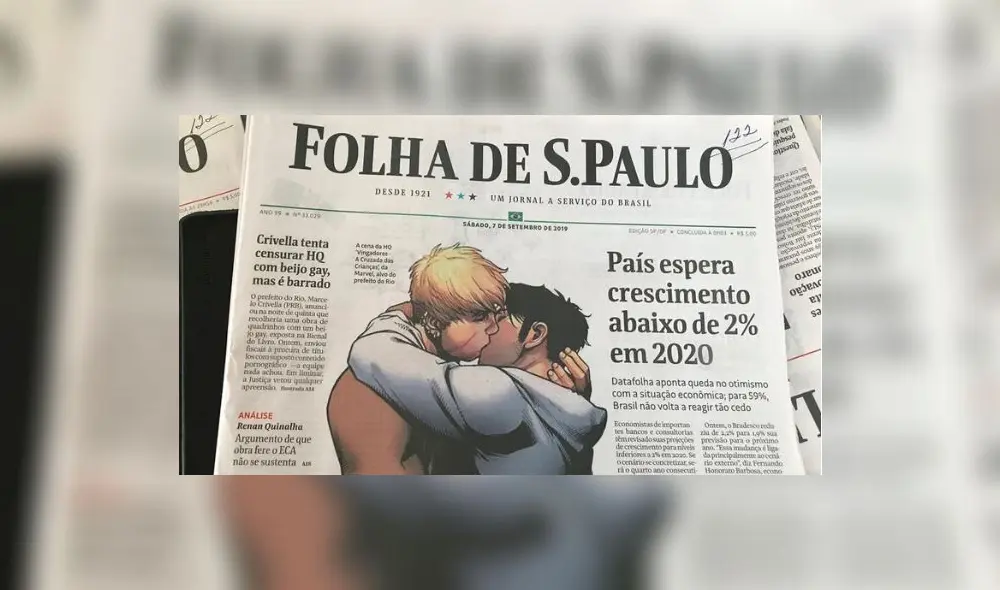 Brasil: Corte Suprema falló contra censura a un cómic que mostró un beso homosexual [FOTOS]