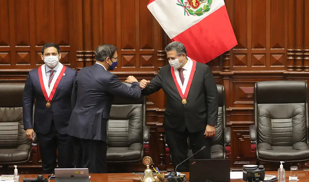 MERINO Y VIZCARRA FOTO PRESIDENCIA MERINO Y VIZCARRA FOTO PRESIDENCIA