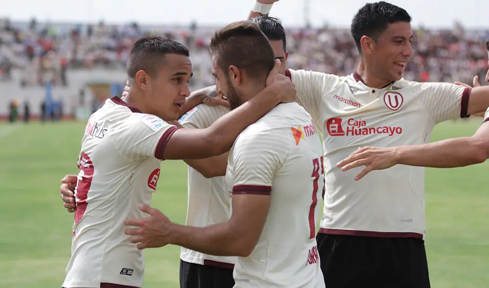 Alejandro Hohberg marcó el 3-1 de Universitario ante Carlos Stein por la Liga 1 Movistar 2020. Foto: Líbero