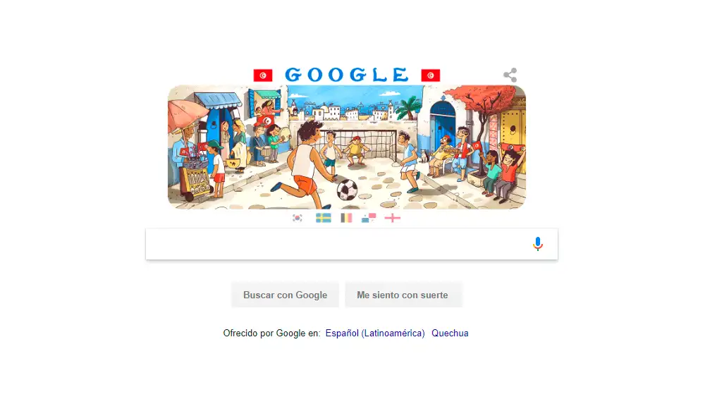 Mundial de fútbol: Google dedica doodle al quinto día de Rusia 2018 Mundial de fútbol: Google dedica doodle al quinto día de Rusia 2018