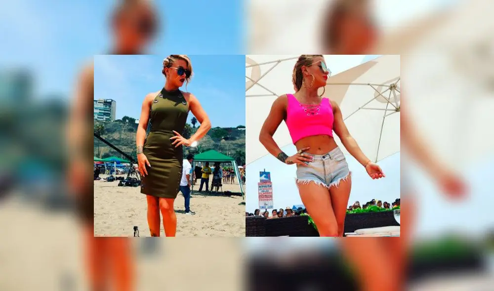 Leslie Shaw genera polémica en Facebook por sugerente pose en fotografía