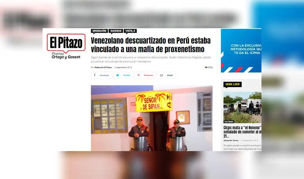 Descuartizamiento en S.M.P.: así informó la prensa venezolana sobre el doble crimen [FOTOS] 
