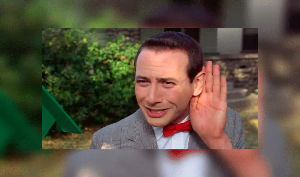 Pee Wee Herman, personaje de Paul Reubens que inspiró a Bob Esponja. Foto: Warner Bros.