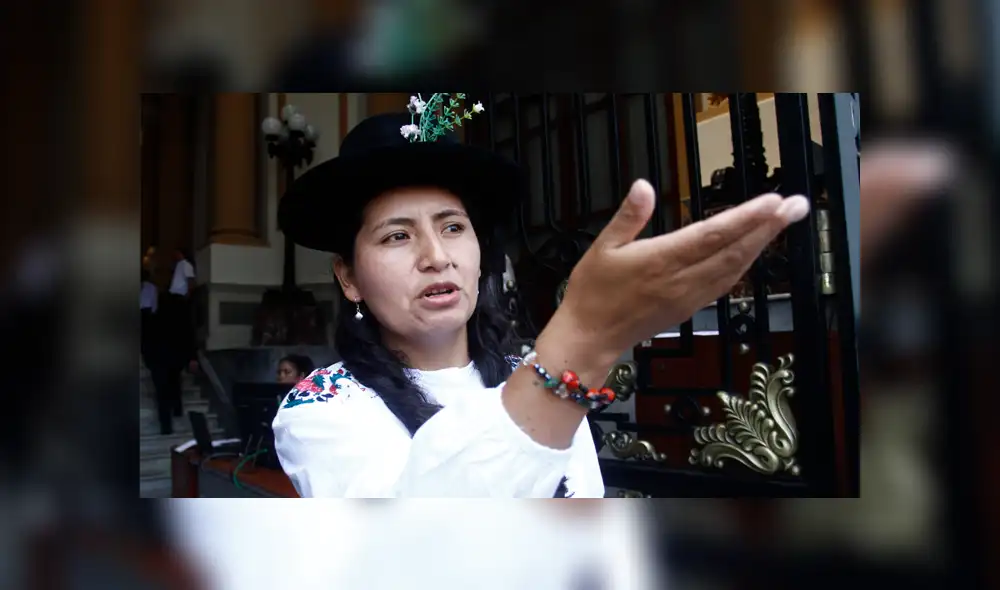 Tania Pariona y el fuerte mensaje a Fuerza Popular y el Apra en el Congreso Tania Pariona y el fuerte mensaje a Fuerza Popular y el Apra en el Congreso