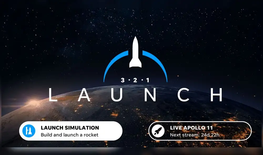 Esta aplicación de realidad aumentada te permite experimentar un lanzamiento espacial. Esta aplicación de realidad aumentada te permite experimentar un lanzamiento espacial.