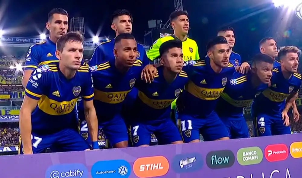 Carlos Zambrano por segunda vez como titular en Boca Juniors. | Foto: Fox Sports