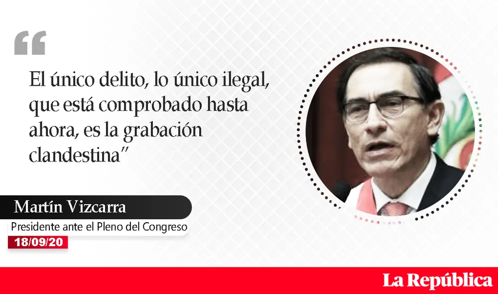 Frases de Martín Vizcarra ante el Congreso. Frases de Martín Vizcarra ante el Congreso.
