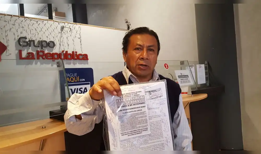 Huarmey inicia paro de 24 horas contra presupuesto para la reconstrucción 