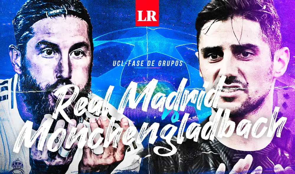 Real Madrid y Mönchengladbach se juegan la clasificación a los octavos de final de la Champions League. Foto: Composición de Fabrizio Oviedo / La República