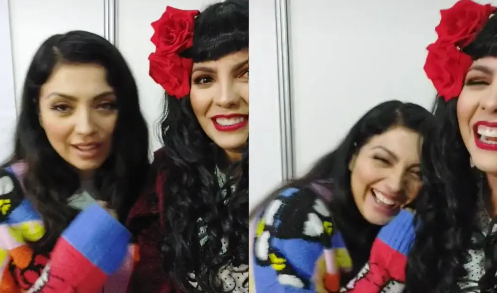 Oriana Montero fue a conocer a Mon Laferte con el look de la cantante. Foto: composición LR/ captura/ Tik Tok/ Oriana Montero