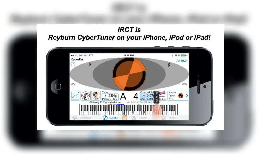 CyberTuner disponible en App Store.