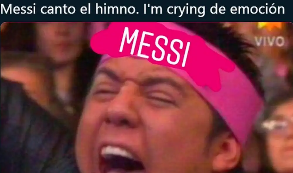 Lionel Messi entonó por primera vez el himno nacional con la selección Argentina. Lionel Messi entonó por primera vez el himno nacional con la selección Argentina.