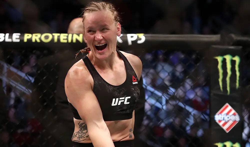 ¡Imparable! Valentina Shevchenko noqueó a Katlyn Chookagian y retuvo el cinturón de peso mosca de UFC. Jon Jones cerró la noche imponiéndose a Dominick Reyes y retuvo su título de peso mediano. ¡Imparable! Valentina Shevchenko noqueó a Katlyn Chookagian y retuvo el cinturón de peso mosca de UFC. Jon Jones cerró la noche imponiéndose a Dominick Reyes y retuvo su título de peso mediano.