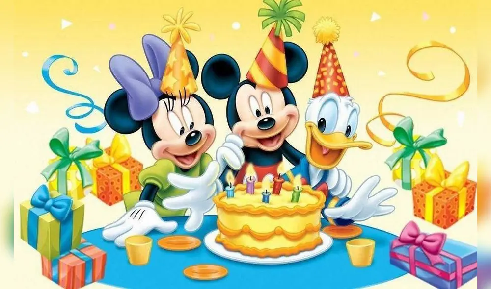 Minnie, Mickey y Donald.