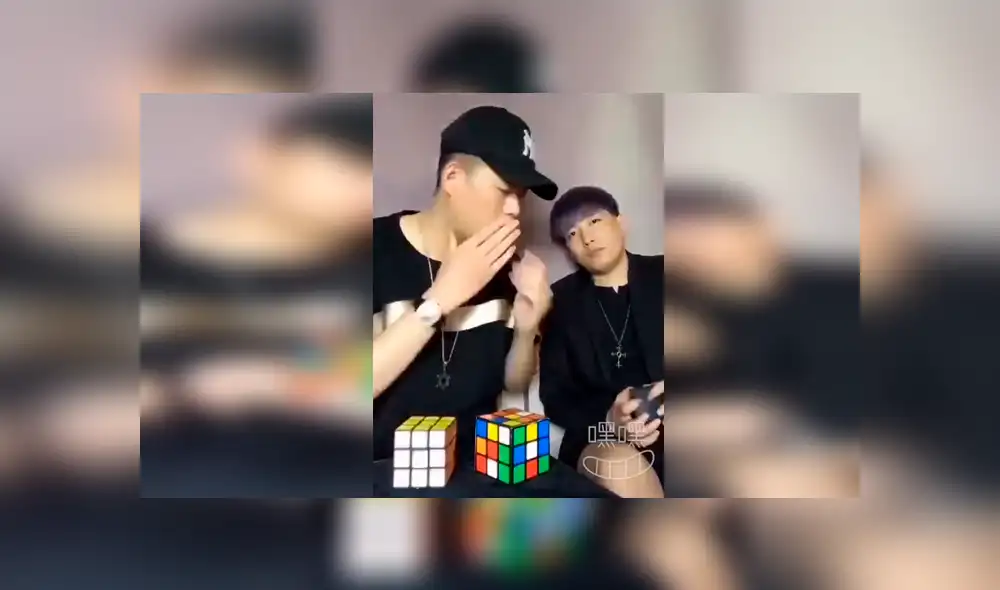 Facebook viral: mago asiático presume truco del ‘cubo mágico’, pero su amigo lo deja en ridículo [VIDEO] 
