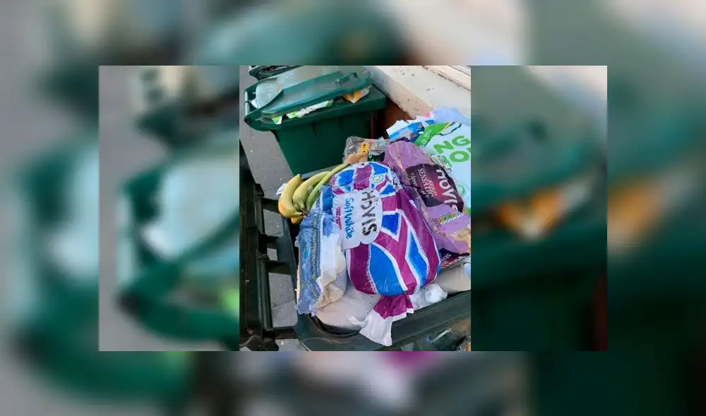 Encuentran comida en basureros tras compras masivas por el coronavirus [FOTOS]