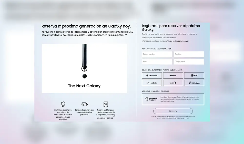 Así podrás reservar fácilmente el nuevo Samsung Galaxy Note 10.
